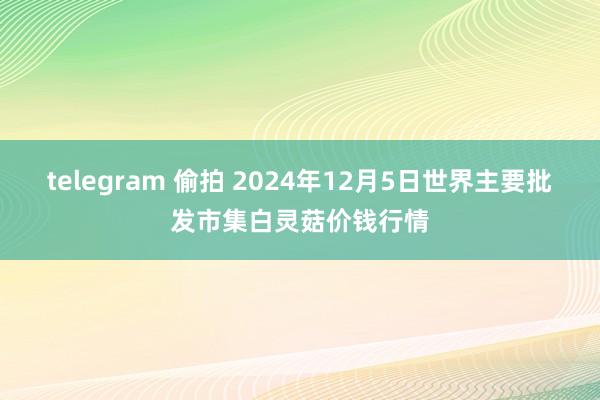 telegram 偷拍 2024年12月5日世界主要批发市集白灵菇价钱行情