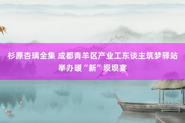 杉原杏璃全集 成都青羊区产业工东谈主筑梦驿站举办暖“新”坝坝宴