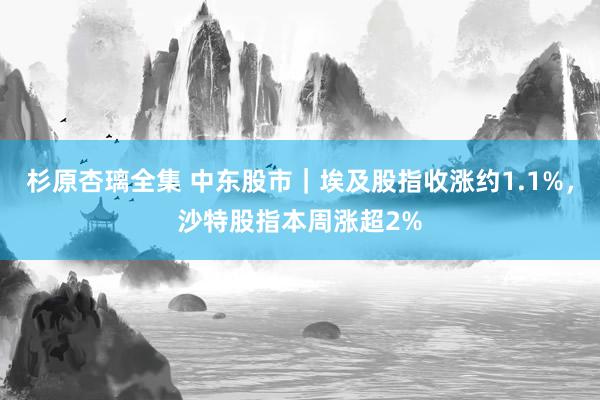 杉原杏璃全集 中东股市｜埃及股指收涨约1.1%，沙特股指本周涨超2%