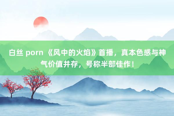 白丝 porn 《风中的火焰》首播，真本色感与神气价值并存，号称半部佳作！