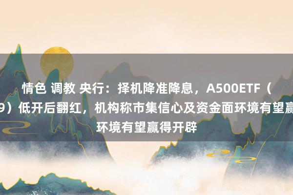 情色 调教 央行：择机降准降息，A500ETF（159339）低开后翻红，机构称市集信心及资金面环境有望赢得开辟